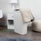 Mind Reader 23.5'' Slim Laundry Hamper with Cutout Handles